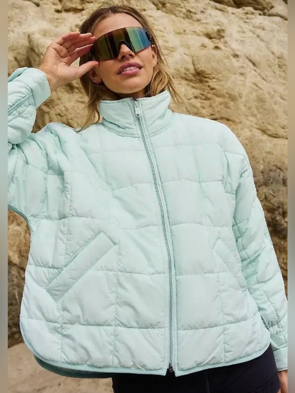 Free People Movement Pippa Packable Puffer Jacket - Size Large - NWT